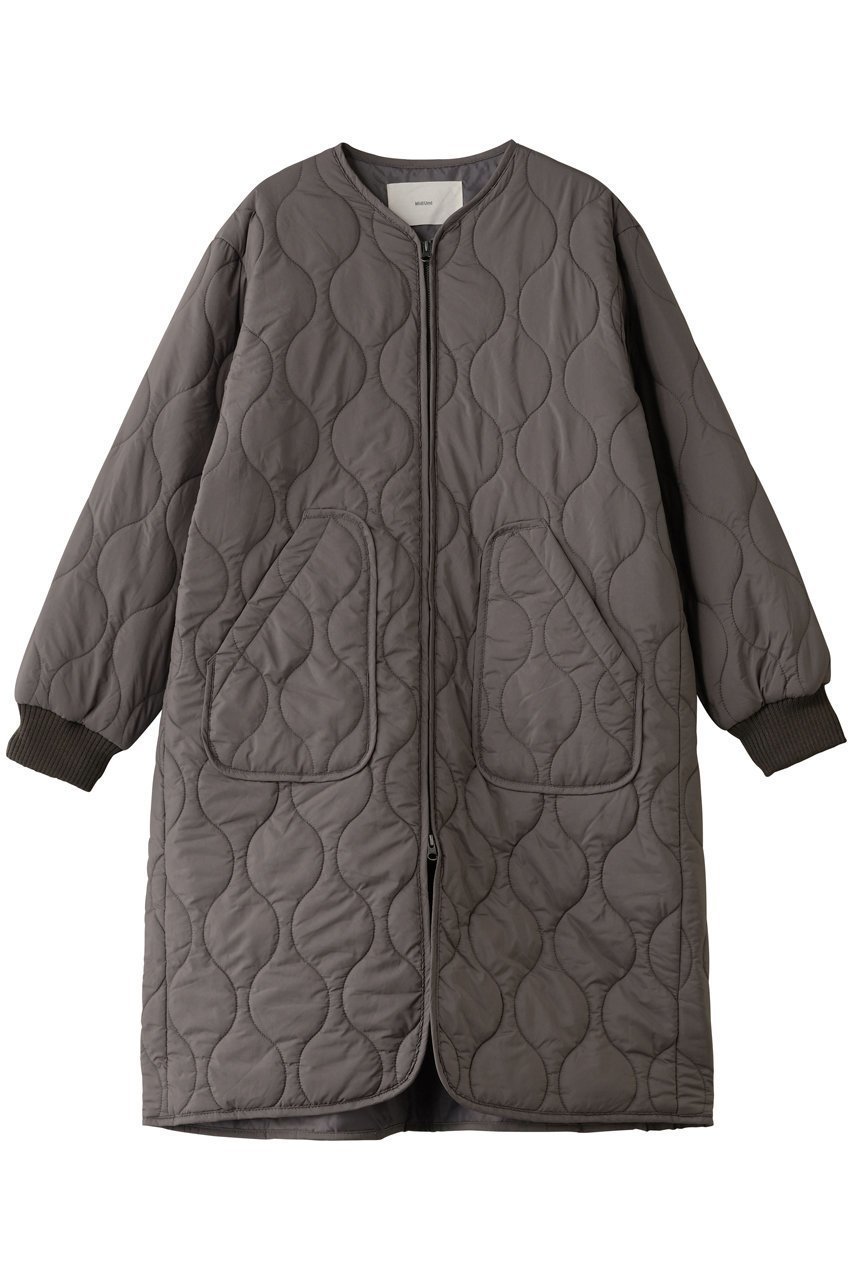 【ミディウミ/MidiUmi】のquilting long CT コート インテリア・キッズ・メンズ・レディースファッション・服の通販 founy(ファニー) 　ファッション　Fashion　レディースファッション　Fashion for Women　アウター　Coat / Outerwear Collection　コート・ロングコート・ピーコート　Long Coats, Peacoats & More　エレガント 上品　Elegant　キルティング　Quilted, Quilting　ロング　Long, Long-Length　新作・新入荷　New Arrivals / New In　秋　Autumn　c.gray|ID: prp329100004743734 ipo3291000000034281407