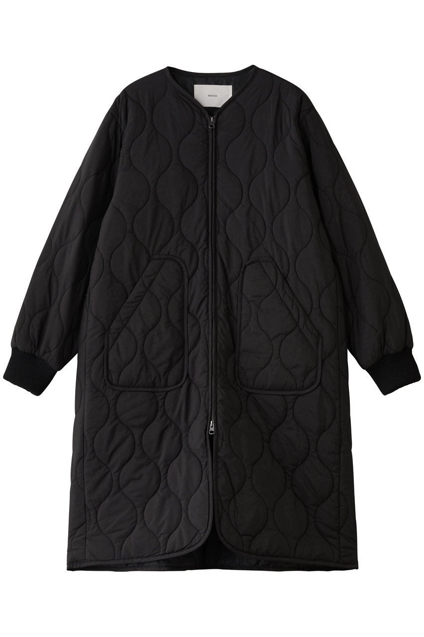 【ミディウミ/MidiUmi】のquilting long CT コート インテリア・キッズ・メンズ・レディースファッション・服の通販 founy(ファニー) 　ファッション　Fashion　レディースファッション　Fashion for Women　アウター　Coat / Outerwear Collection　コート・ロングコート・ピーコート　Long Coats, Peacoats & More　エレガント 上品　Elegant　キルティング　Quilted, Quilting　ロング　Long, Long-Length　新作・新入荷　New Arrivals / New In　秋　Autumn　black|ID: prp329100004743734 ipo3291000000034281408