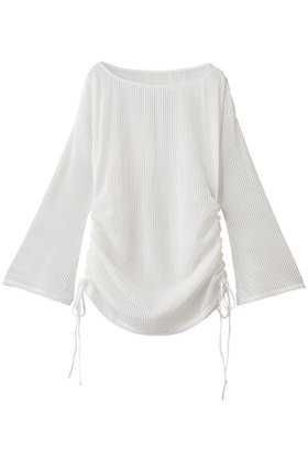 【レイール/Reir】 【San-ai Resort】ニットレーストップス人気、トレンドファッション・服の通販 founy(ファニー) ファッション Fashion レディースファッション Fashion for Women トップス・カットソー Cut & Sew Tops ニット Knit Tops & Sweaters スポーツウェア Functional & Stylish Sportswear スポーツ トップス Athletic Tops / Workout Tops / Training Shirts 2025年 2025 2025-2026秋冬・A/W Autumn/Winter 2025–26 AW25–26 ギャザー Gathered, Ruffled スポーツ Sports, Activewear スリーブ Sleeve, Long Sleeve / Short Sleeve トレンド Trend, Trending Now リラックス Relax, Relaxed Fit ルーズ Loose, Oversized A/W・秋冬 Autumn/Winter |ID:prp329100004743735