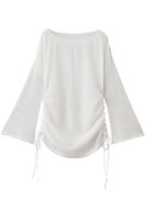 【レイール/Reir】の【San-ai Resort】ニットレーストップス 人気、トレンドファッション・服の通販 founy(ファニー) ファッション Fashion レディースファッション Fashion for Women トップス・カットソー Cut & Sew Tops ニット Knit Tops & Sweaters スポーツウェア Functional & Stylish Sportswear スポーツ トップス Athletic Tops / Workout Tops / Training Shirts 2025年 2025 2025-2026秋冬・A/W Autumn/Winter 2025–26 AW25–26 ギャザー Gathered, Ruffled スポーツ Sports, Activewear スリーブ Sleeve, Long Sleeve / Short Sleeve トレンド Trend, Trending Now リラックス Relax, Relaxed Fit ルーズ Loose, Oversized A/W・秋冬 Autumn/Winter |ID:prp329100004743735