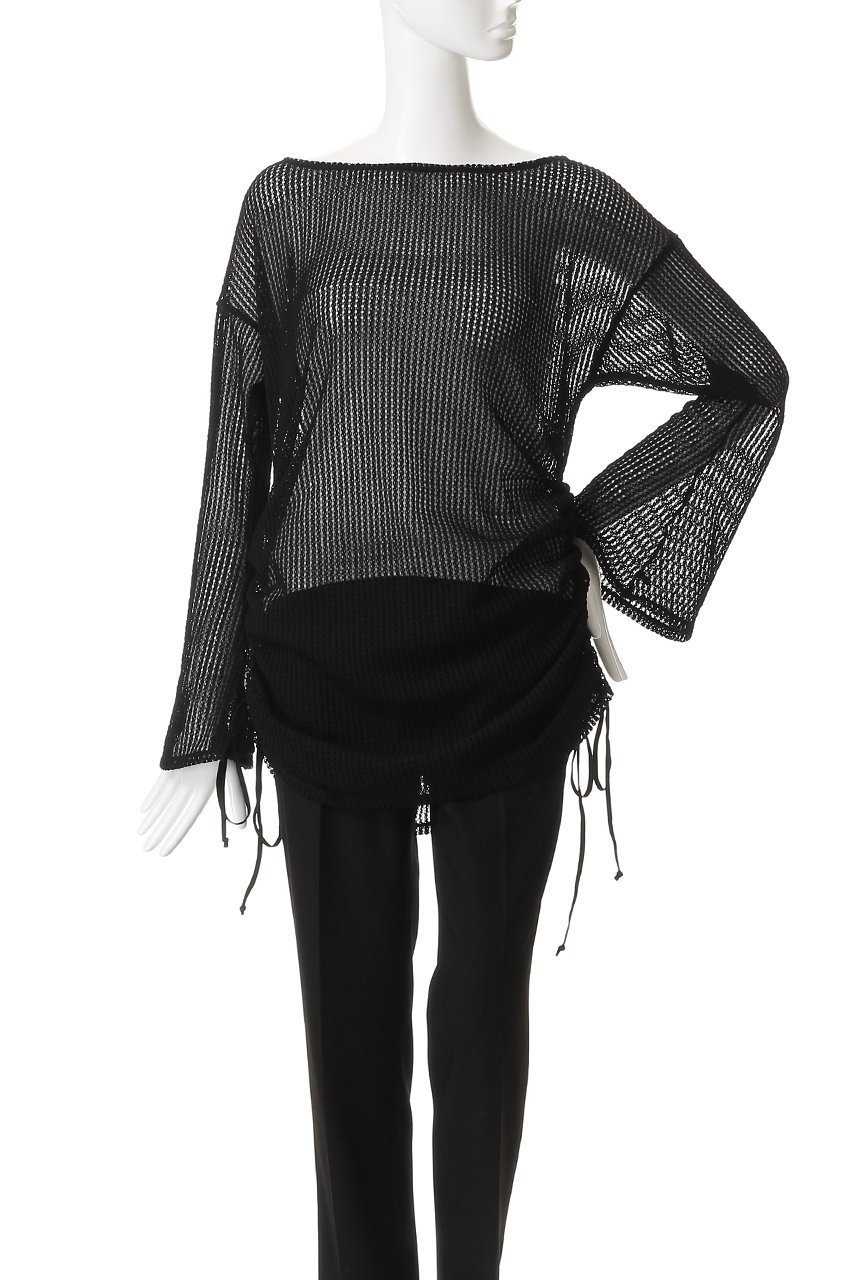 【レイール/Reir】の【San-ai Resort】ニットレーストップス 人気、トレンドファッション・服の通販 founy(ファニー) 　ファッション　Fashion　レディースファッション　Fashion for Women　トップス・カットソー　Cut & Sew Tops　ニット　Knit Tops & Sweaters　スポーツウェア　Functional & Stylish Sportswear　スポーツ トップス　Athletic Tops / Workout Tops / Training Shirts　2025年　2025　2025-2026秋冬・A/W　Autumn/Winter 2025–26 AW25–26　ギャザー　Gathered, Ruffled　スポーツ　Sports, Activewear　スリーブ　Sleeve, Long Sleeve / Short Sleeve　トレンド　Trend, Trending Now　リラックス　Relax, Relaxed Fit　ルーズ　Loose, Oversized　A/W・秋冬　Autumn/Winter　other-2|ID: prp329100004743735 ipo3291000000034281418