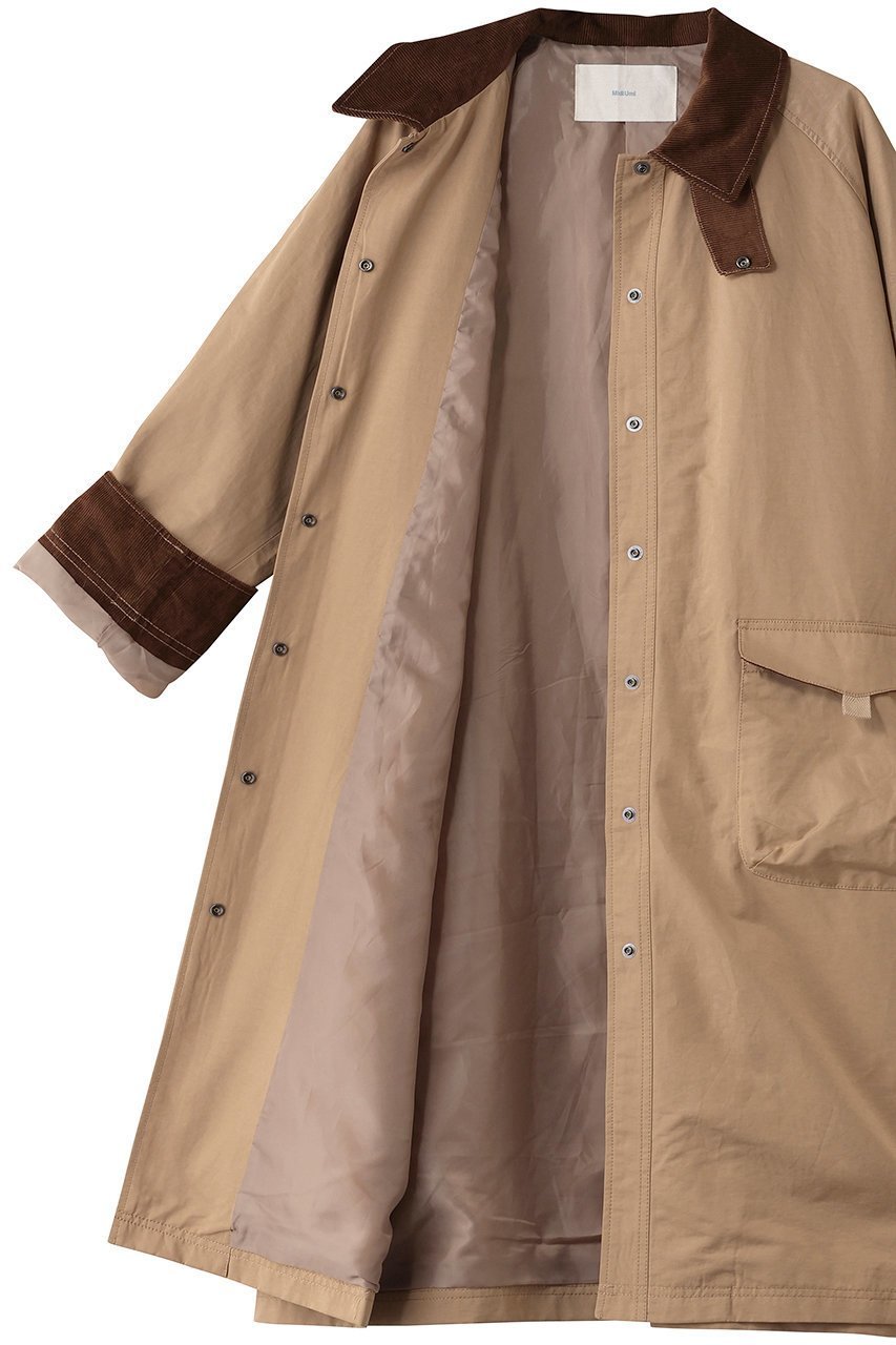 【ミディウミ/MidiUmi】のhunting long coat コート 人気、トレンドファッション・服の通販 founy(ファニー) 　ファッション　Fashion　レディースファッション　Fashion for Women　アウター　Coat / Outerwear Collection　コート・ロングコート・ピーコート　Long Coats, Peacoats & More　クラシック　Classic, Timeless Style　コーデュロイ　Corduroy, Cord Fabric　スタンド　Stand Collar, Upright Stand　バランス　Balance, Style Balance　ロング　Long, Long-Length　エレガント 上品　Elegant　新作・新入荷　New Arrivals / New In　A/W・秋冬　Autumn/Winter　other-6|ID: prp329100004743737 ipo3291000000034281439
