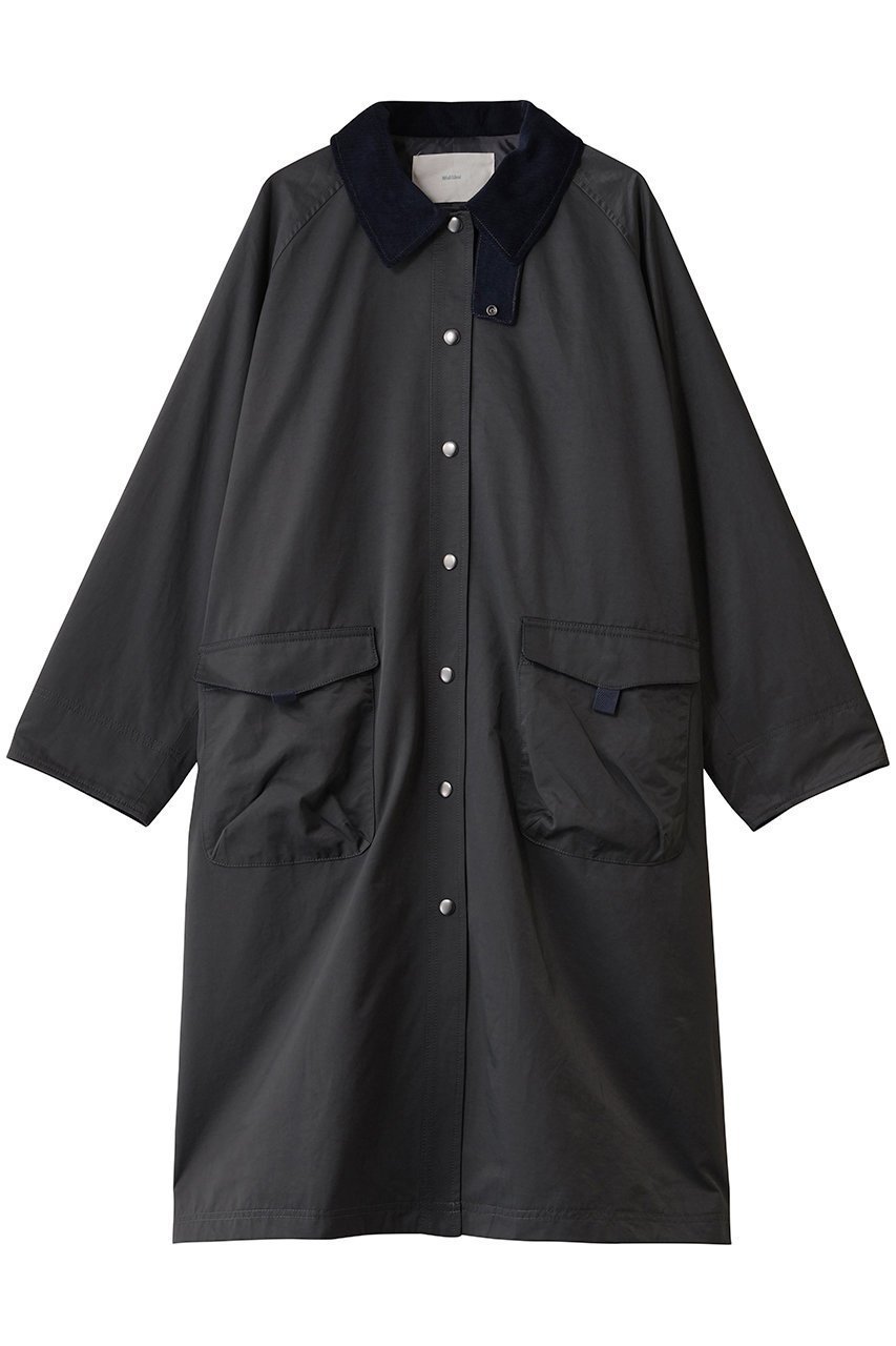 【ミディウミ/MidiUmi】のhunting long coat コート インテリア・キッズ・メンズ・レディースファッション・服の通販 founy(ファニー) 　ファッション　Fashion　レディースファッション　Fashion for Women　アウター　Coat / Outerwear Collection　コート・ロングコート・ピーコート　Long Coats, Peacoats & More　クラシック　Classic, Timeless Style　コーデュロイ　Corduroy, Cord Fabric　スタンド　Stand Collar, Upright Stand　バランス　Balance, Style Balance　ロング　Long, Long-Length　エレガント 上品　Elegant　A/W・秋冬　Autumn/Winter　c.gray|ID: prp329100004743737 ipo3291000000036028092