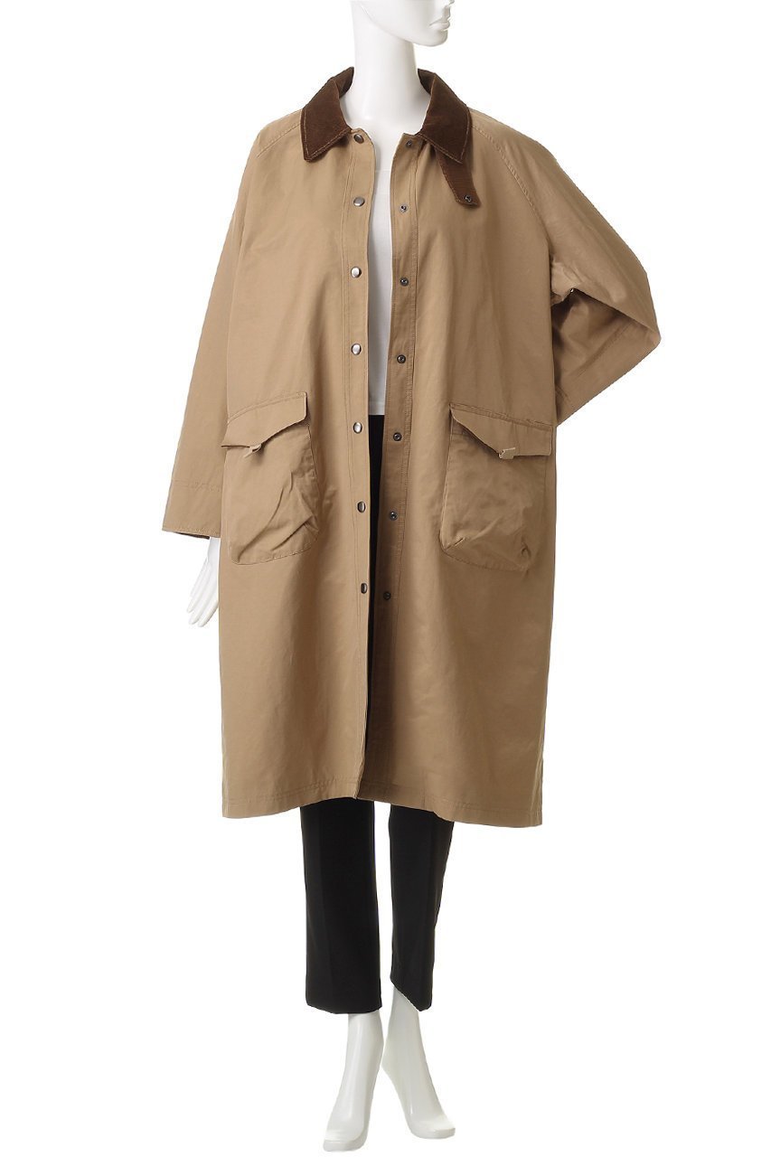 【ミディウミ/MidiUmi】のhunting long coat コート 人気、トレンドファッション・服の通販 founy(ファニー) 　ファッション　Fashion　レディースファッション　Fashion for Women　アウター　Coat / Outerwear Collection　コート・ロングコート・ピーコート　Long Coats, Peacoats & More　クラシック　Classic, Timeless Style　コーデュロイ　Corduroy, Cord Fabric　スタンド　Stand Collar, Upright Stand　バランス　Balance, Style Balance　ロング　Long, Long-Length　エレガント 上品　Elegant　A/W・秋冬　Autumn/Winter　other-8|ID: prp329100004743737 ipo3291000000036028100