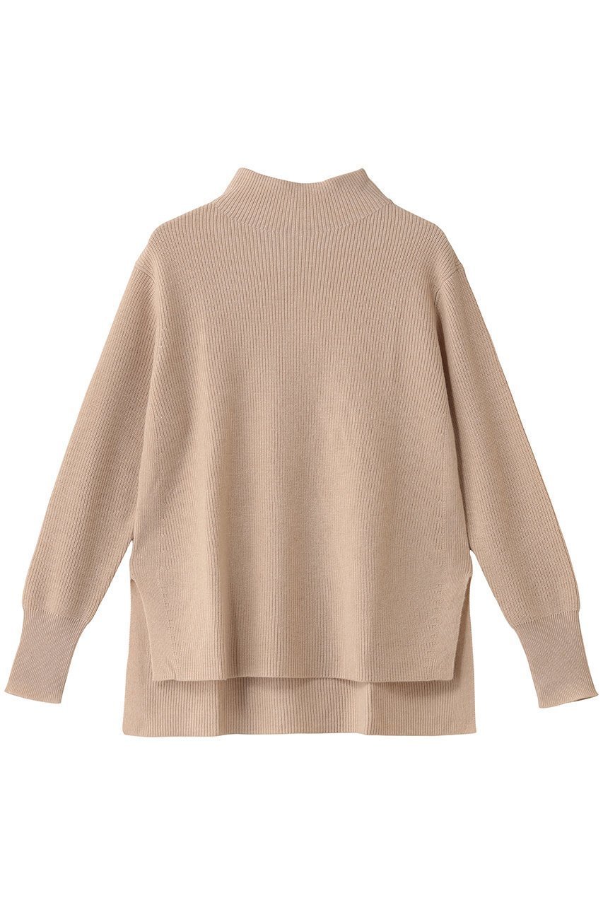 【ドンリー/DONGLI】のRIB HIGH NECK インテリア・キッズ・メンズ・レディースファッション・服の通販 founy(ファニー) 　ファッション　Fashion　レディースファッション　Fashion for Women　トップス・カットソー　Cut & Sew Tops　ニット　Knit Tops & Sweaters　カジュアルプルオーバー・ニットトップス　Pullovers & Knit Tops / Casual Pullovers　インナー　Innerwear　ジャケット　Jacket, Outerwear　スリット　Slit, Slit Detail　ハイネック　High Neck, Mock Neck　ヘムライン　Hemline, Bottom Cut　ロング　Long, Long-Length　エレガント 上品　Elegant　新作・新入荷　New Arrivals / New In　キャメル|ID: prp329100004744578 ipo3291000000034294199