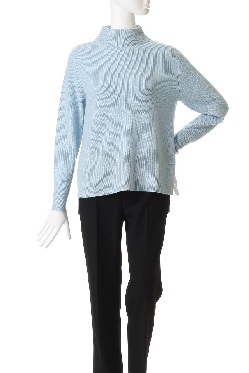 【ドンリー/DONGLI】のRIB HIGH NECK 人気、トレンドファッション・服の通販 founy(ファニー) 　ファッション　Fashion　レディースファッション　Fashion for Women　トップス・カットソー　Cut & Sew Tops　ニット　Knit Tops & Sweaters　カジュアルプルオーバー・ニットトップス　Pullovers & Knit Tops / Casual Pullovers　インナー　Innerwear　ジャケット　Jacket, Outerwear　スリット　Slit, Slit Detail　ハイネック　High Neck, Mock Neck　ヘムライン　Hemline, Bottom Cut　ロング　Long, Long-Length　エレガント 上品　Elegant　other-2|ID: prp329100004744578 ipo3291000000035754587