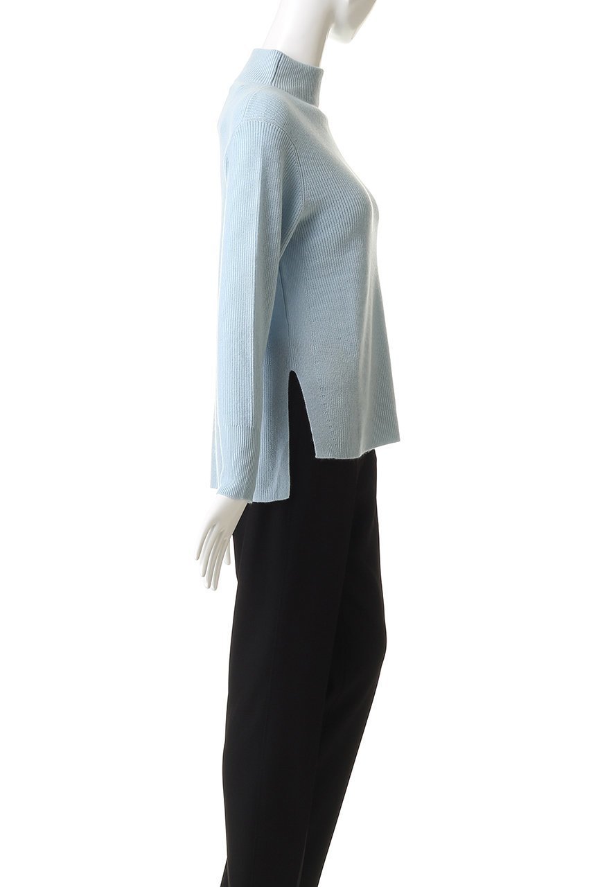 【ドンリー/DONGLI】のRIB HIGH NECK 人気、トレンドファッション・服の通販 founy(ファニー) 　ファッション　Fashion　レディースファッション　Fashion for Women　トップス・カットソー　Cut & Sew Tops　ニット　Knit Tops & Sweaters　カジュアルプルオーバー・ニットトップス　Pullovers & Knit Tops / Casual Pullovers　インナー　Innerwear　ジャケット　Jacket, Outerwear　スリット　Slit, Slit Detail　ハイネック　High Neck, Mock Neck　ヘムライン　Hemline, Bottom Cut　ロング　Long, Long-Length　エレガント 上品　Elegant　other-3|ID: prp329100004744578 ipo3291000000035754588