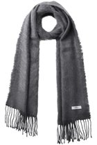 【ドンリー/DONGLI】のFUR CASHMERE STOLE グレー|ID:prp329100004744580