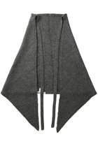 【ガリャルダガランテ/GALLARDAGALANTE】の【ASAUCE MELER】ウールキャメルエプロンストール チャコールグレイ|ID: prp329100004744582 ipo3291000000035754601