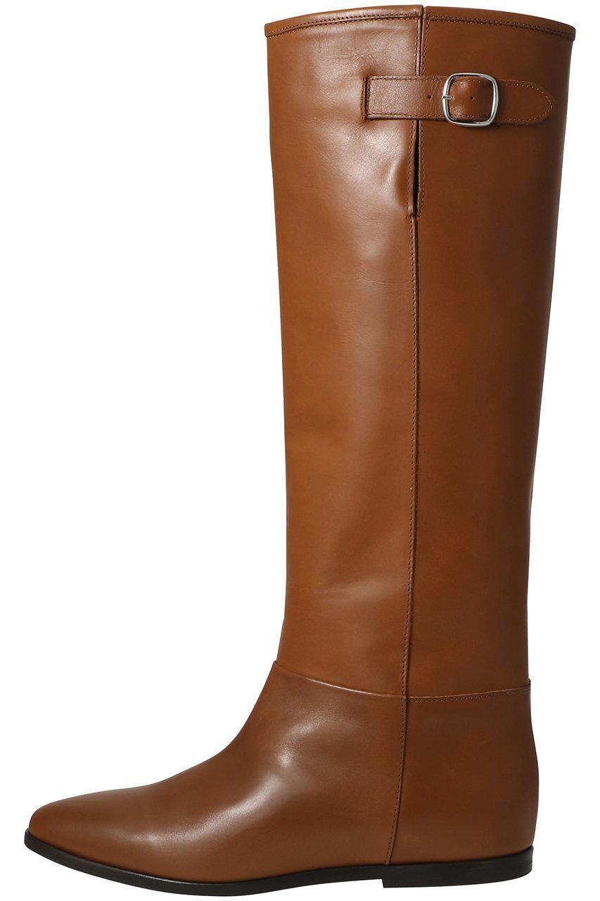 【コルソローマ9/CORSO ROMA9】のベルト付きインヒールロングブーツ インテリア・キッズ・メンズ・レディースファッション・服の通販 founy(ファニー) 　ファッション　Fashion　レディースファッション　Fashion for Women　ベルト&ウエストマーク　Belts & Waist Accessories　なめらか　Smooth, Silky Texture　クラシカル　Classical, Vintage-Inspired　デニム　Denim, Jeans Material　ロング　Long, Long-Length　A/W・秋冬　Autumn/Winter　ブラウン|ID: prp329100004744585 ipo3291000000035666440