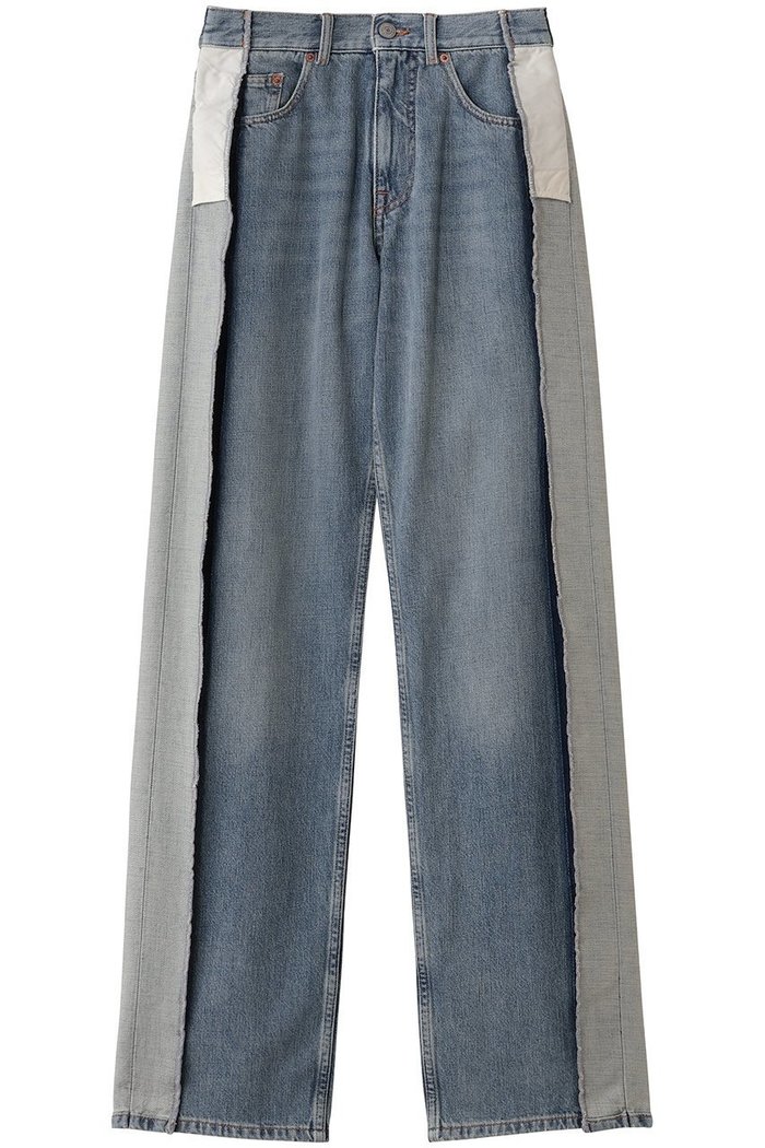 【エムエム6 メゾン マルタン マルジェラ/MM6 Maison Martin Margiela】の5ポケット デニムパンツ インテリア・キッズ・メンズ・レディースファッション・服の通販 founy(ファニー) https://founy.com/ ファッション Fashion レディースファッション Fashion for Women パンツ Pants & Trousers デニムパンツ・ジーンズ・美脚デニム Denim Jeans & Pants おすすめ Recommended / Our Picks クロップド Cropped, Short Length スウェット / スエット Sweatshirt, Sweatwear デニム Denim, Jeans Material トレンド Trend, Trending Now ポケット Pocket, Pocket Detail ワイド Wide, Wide Fit 新作・新入荷 New Arrivals / New In |ID: prp329100004744587 ipo3291000000034294270