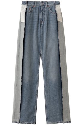 【エムエム6 メゾン マルタン マルジェラ/MM6 Maison Martin Margiela】 5ポケット デニムパンツ人気、トレンドファッション・服の通販 founy(ファニー) ファッション Fashion レディースファッション Fashion for Women パンツ Pants & Trousers デニムパンツ・ジーンズ・美脚デニム Denim Jeans & Pants おすすめ Recommended / Our Picks クロップド Cropped, Short Length スウェット / スエット Sweatshirt, Sweatwear デニム Denim, Jeans Material トレンド Trend, Trending Now ポケット Pocket, Pocket Detail ワイド Wide, Wide Fit |ID:prp329100004744587