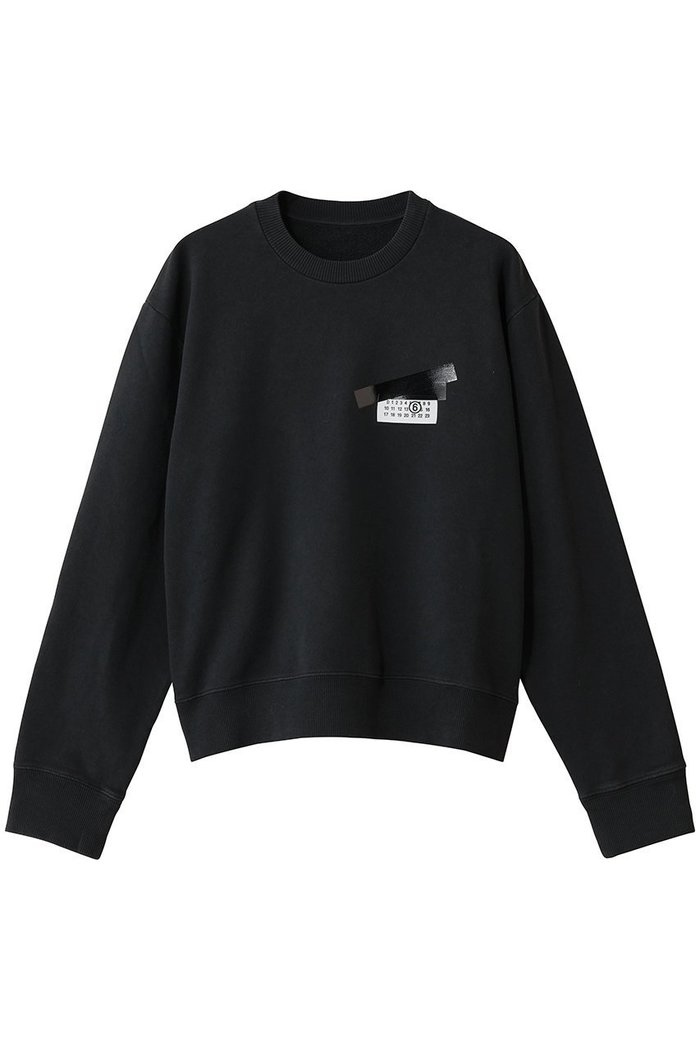 【エムエム6 メゾン マルタン マルジェラ/MM6 Maison Martin Margiela】のロゴ スウェットトップス インテリア・キッズ・メンズ・レディースファッション・服の通販 founy(ファニー) https://founy.com/ ファッション Fashion レディースファッション Fashion for Women トップス・カットソー Cut & Sew Tops シャツ・ブラウス・オフィスカジュアル Elegant Blouses & Button-Ups レディースパーカー・カジュアルフーディー Casual Hoodies & Sweatshirts ロングTシャツ・Tシャツ Longline T-Shirts & Tees スウェット・クルーネックトップス Sweatshirts & Crewnecks / Relaxed Fit Sweat Tops カットソー・ベーシックTシャツ Cut-and-Sewn Tops / Stretch Tees & Basics スラックス Slacks, Dress Pants ダウン Down, Puffer デニム Denim, Jeans Material プリーツ Pleats, Pleated ミックス Mix, Mixed Style リラックス Relax, Relaxed Fit |ID: prp329100004744588 ipo3291000000035754620