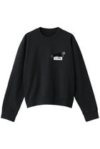 【エムエム6 メゾン マルタン マルジェラ/MM6 Maison Martin Margiela】のロゴ スウェットトップス ウォッシュドブラック|ID:prp329100004744588