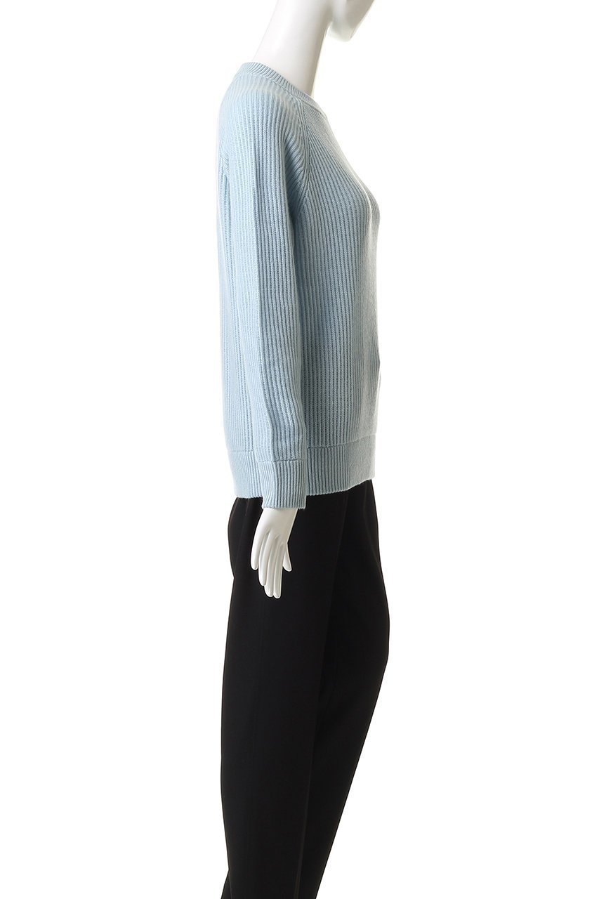 【ドンリー/DONGLI】のRIB CREW NECK 人気、トレンドファッション・服の通販 founy(ファニー) 　ファッション　Fashion　レディースファッション　Fashion for Women　トップス・カットソー　Cut & Sew Tops　ニット　Knit Tops & Sweaters　カジュアルプルオーバー・ニットトップス　Pullovers & Knit Tops / Casual Pullovers　シンプル　Simple, Minimal　スラックス　Slacks, Dress Pants　デニム　Denim, Jeans Material　エレガント 上品　Elegant　other-3|ID: prp329100004744590 ipo3291000000035527468