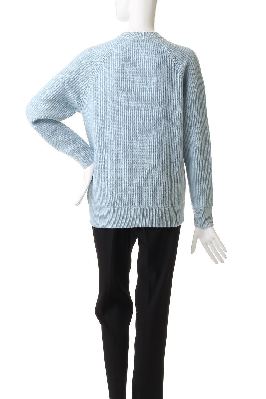 【ドンリー/DONGLI】のRIB CREW NECK 人気、トレンドファッション・服の通販 founy(ファニー) 　ファッション　Fashion　レディースファッション　Fashion for Women　トップス・カットソー　Cut & Sew Tops　ニット　Knit Tops & Sweaters　カジュアルプルオーバー・ニットトップス　Pullovers & Knit Tops / Casual Pullovers　シンプル　Simple, Minimal　スラックス　Slacks, Dress Pants　デニム　Denim, Jeans Material　エレガント 上品　Elegant　other-4|ID: prp329100004744590 ipo3291000000035527469