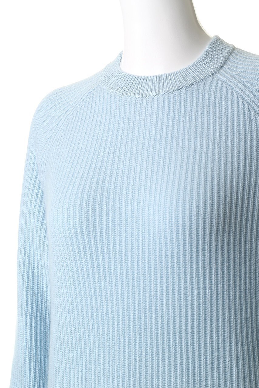 【ドンリー/DONGLI】のRIB CREW NECK 人気、トレンドファッション・服の通販 founy(ファニー) 　ファッション　Fashion　レディースファッション　Fashion for Women　トップス・カットソー　Cut & Sew Tops　ニット　Knit Tops & Sweaters　カジュアルプルオーバー・ニットトップス　Pullovers & Knit Tops / Casual Pullovers　シンプル　Simple, Minimal　スラックス　Slacks, Dress Pants　デニム　Denim, Jeans Material　エレガント 上品　Elegant　other-5|ID: prp329100004744590 ipo3291000000035527470