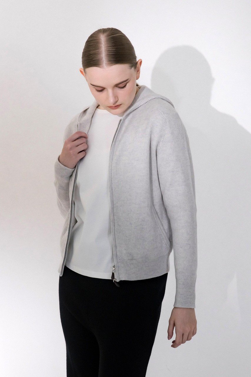 【ドンリー/DONGLI】のZIP HOODIE 人気、トレンドファッション・服の通販 founy(ファニー) 　ファッション　Fashion　レディースファッション　Fashion for Women　トップス・カットソー　Cut & Sew Tops　ニット　Knit Tops & Sweaters　カーディガン・羽織り　Layered Style Cardigans　カーディガン　Cardigan, Knitwear　シンプル　Simple, Minimal　ジャケット　Jacket, Outerwear　other-6|ID: prp329100004744592 ipo3291000000035778528