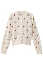 【アルアバイル/allureville】の【Loulou Willoughby】フラワーシシュウカーディガン ホワイト系|ID: prp329100004744593 ipo3291000000035754645