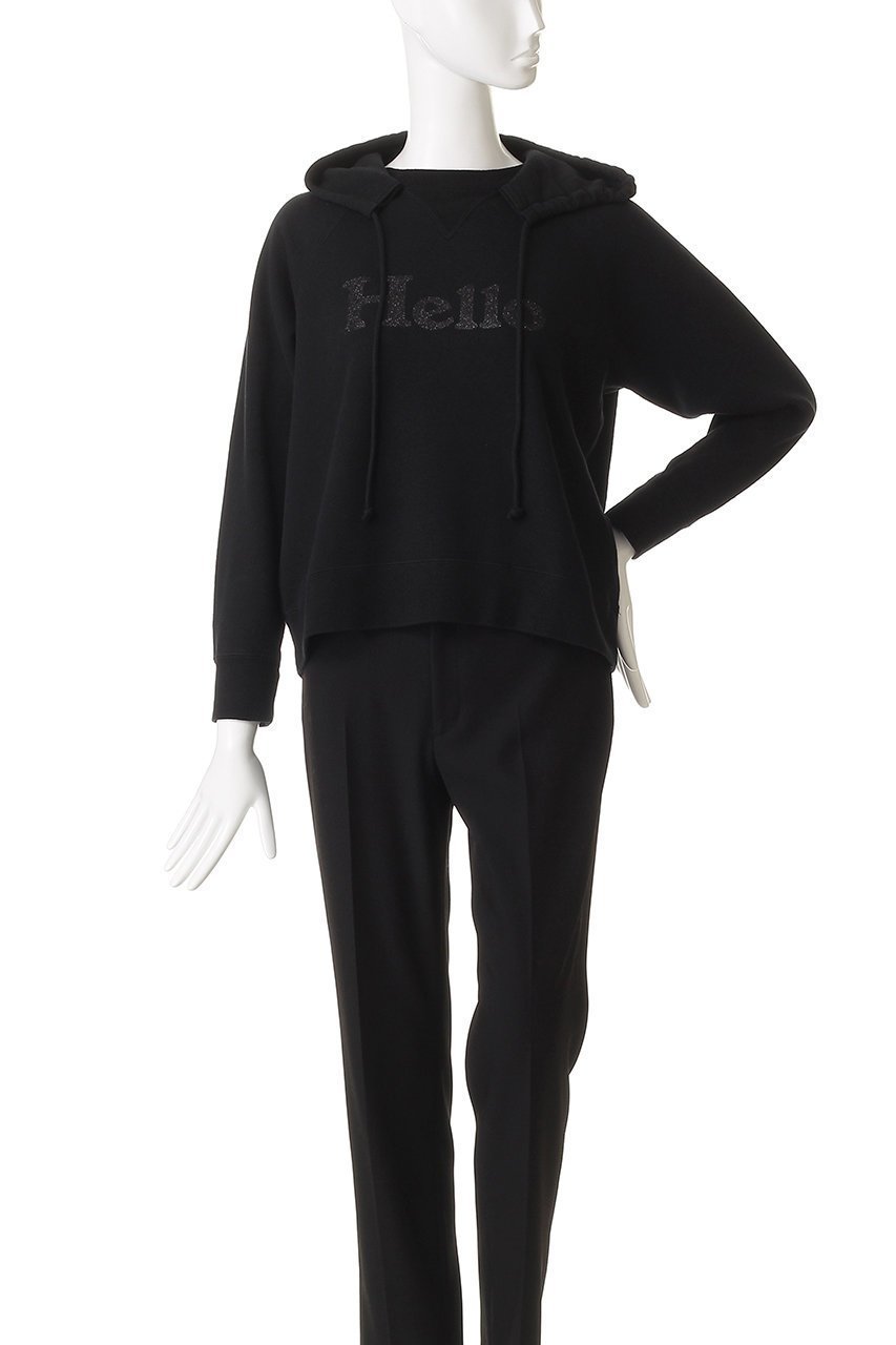 【マディソンブルー/MADISONBLUE】のHELLO HOODIE/HELLO フーディー 人気、トレンドファッション・服の通販 founy(ファニー) 　ファッション　Fashion　レディースファッション　Fashion for Women　トップス・カットソー　Cut & Sew Tops　シャツ・ブラウス・オフィスカジュアル　Elegant Blouses & Button-Ups　レディースパーカー・カジュアルフーディー　Casual Hoodies & Sweatshirts　ロングTシャツ・Tシャツ　Longline T-Shirts & Tees　スウェット・クルーネックトップス　Sweatshirts & Crewnecks / Relaxed Fit Sweat Tops　カットソー・ベーシックTシャツ　Cut-and-Sewn Tops / Stretch Tees & Basics　パール　Pearl, Pearl Accent　リメイク　Remake, Reconstructed　新作・新入荷　New Arrivals / New In　other-2|ID: prp329100004744595 ipo3291000000034294335