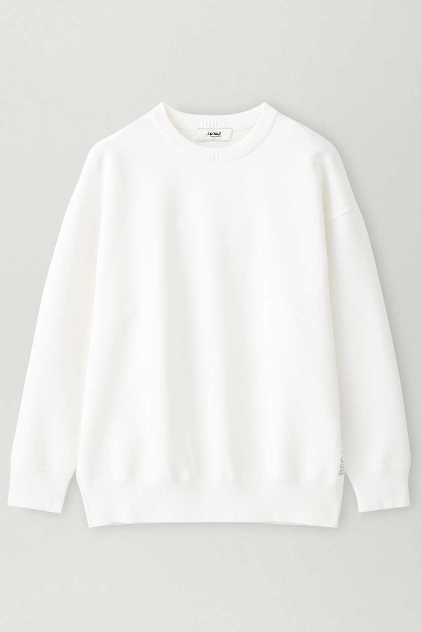 【エコアルフ/ECOALF】の【UNISEX】ACT ドライビング ニットプルオーバー 【日本限定】 インテリア・キッズ・メンズ・レディースファッション・服の通販 founy(ファニー) 　ファッション　Fashion　レディースファッション　Fashion for Women　トップス・カットソー　Cut & Sew Tops　ニット　Knit Tops & Sweaters　カジュアルプルオーバー・ニットトップス　Pullovers & Knit Tops / Casual Pullovers　ユニセックス　Unisex, Genderless　トレンド　Trend, Trending Now　フィット　Fit, Slim Fit　リラックス　Relax, Relaxed Fit　エレガント 上品　Elegant　切替　Switching, Contrast Panel　新作・新入荷　New Arrivals / New In　軽量　Lightweight, Ultra Light　ホワイト|ID: prp329100004744601 ipo3291000000034294375