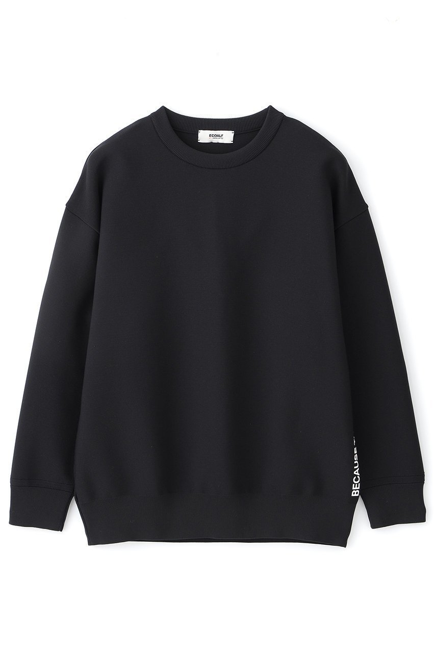 【エコアルフ/ECOALF】の【UNISEX】ACT ドライビング ニットプルオーバー 【日本限定】 インテリア・キッズ・メンズ・レディースファッション・服の通販 founy(ファニー) ファッション Fashion レディースファッション Fashion for Women トップス・カットソー Cut & Sew Tops ニット Knit Tops & Sweaters カジュアルプルオーバー・ニットトップス Pullovers & Knit Tops / Casual Pullovers ユニセックス Unisex, Genderless トレンド Trend, Trending Now フィット Fit, Slim Fit リラックス Relax, Relaxed Fit エレガント 上品 Elegant 切替 Switching, Contrast Panel 軽量 Lightweight, Ultra Light ブラック|ID: prp329100004744601 ipo3291000000036078620