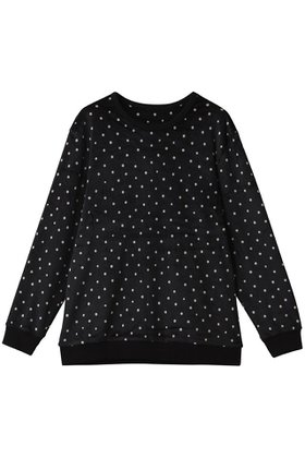 【キッドブルー/KID BLUE】 25ストレッチシャギードットトップス人気、トレンドファッション・服の通販 founy(ファニー) ファッション Fashion レディースファッション Fashion for Women トップス・カットソー Cut & Sew Tops なめらか Smooth, Silky Texture ドット Polka Dot, Dot Pattern パジャマ Pajamas, Sleepwear フェミニン Feminine, Girly フォルム Silhouette, Form リラックス Relax, Relaxed Fit 再入荷 Restock / Back in Stock |ID:prp329100004744603