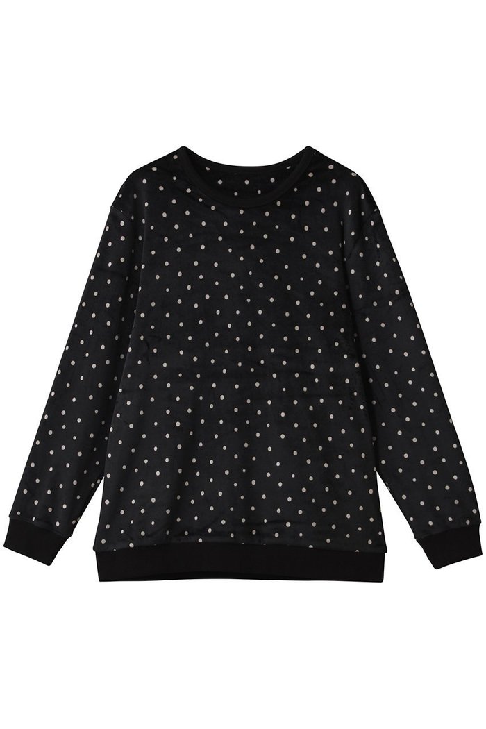 【キッドブルー/KID BLUE】の25ストレッチシャギードットトップス インテリア・キッズ・メンズ・レディースファッション・服の通販 founy(ファニー) https://founy.com/ ファッション Fashion レディースファッション Fashion for Women トップス・カットソー Cut & Sew Tops なめらか Smooth, Silky Texture ドット Polka Dot, Dot Pattern パジャマ Pajamas, Sleepwear フェミニン Feminine, Girly フォルム Silhouette, Form リラックス Relax, Relaxed Fit 再入荷 Restock / Back in Stock |ID: prp329100004744603 ipo3291000000035821586