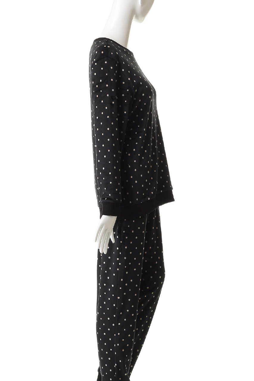 【キッドブルー/KID BLUE】の25ストレッチシャギードットトップス 人気、トレンドファッション・服の通販 founy(ファニー) ファッション Fashion レディースファッション Fashion for Women トップス・カットソー Cut & Sew Tops なめらか Smooth, Silky Texture ドット Polka Dot, Dot Pattern パジャマ Pajamas, Sleepwear フェミニン Feminine, Girly フォルム Silhouette, Form リラックス Relax, Relaxed Fit 再入荷 Restock / Back in Stock other-3|ID: prp329100004744603 ipo3291000000035821593