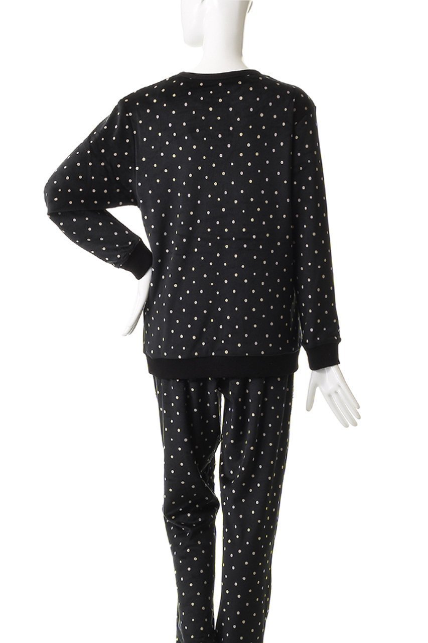 【キッドブルー/KID BLUE】の25ストレッチシャギードットトップス 人気、トレンドファッション・服の通販 founy(ファニー) ファッション Fashion レディースファッション Fashion for Women トップス・カットソー Cut & Sew Tops なめらか Smooth, Silky Texture ドット Polka Dot, Dot Pattern パジャマ Pajamas, Sleepwear フェミニン Feminine, Girly フォルム Silhouette, Form リラックス Relax, Relaxed Fit 再入荷 Restock / Back in Stock other-4|ID: prp329100004744603 ipo3291000000035821596