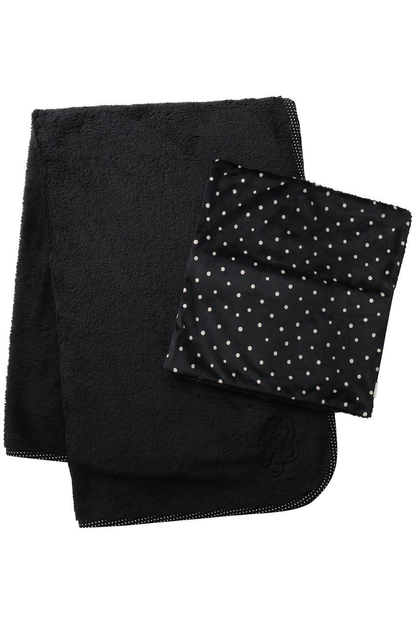 【キッドブルー/KID BLUE / GOODS】の25ストレッチシャギードットブランケット インテリア・キッズ・メンズ・レディースファッション・服の通販 founy(ファニー) 　おすすめ　Recommended / Our Picks　ギフト プレゼント　Gift / Present　クッション　Cushion, Throw Pillow　シンプル　Simple, Minimal　ドット　Polka Dot, Dot Pattern　パイピング　Piping, Trim Design　ブランケット　Blanket, Throw Blanket　旅行　Travel　ブラック|ID: prp329100004744606 ipo3291000000035453752