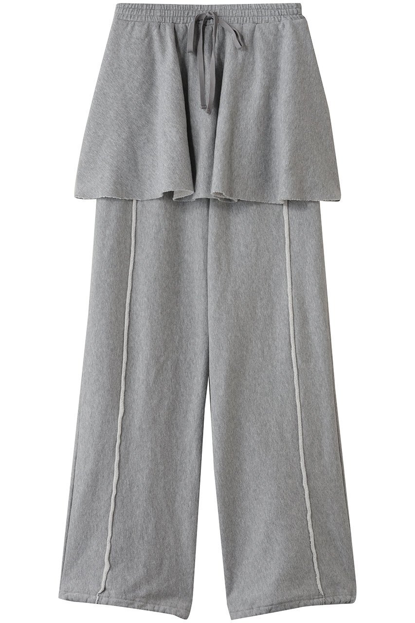 【メゾンスペシャル/MAISON SPECIAL】のFlared Skirt Layered Sweatpants/フレアスカートレイヤースウェットパンツ インテリア・キッズ・メンズ・レディースファッション・服の通販 founy(ファニー) 　ファッション　Fashion　レディースファッション　Fashion for Women　スカート　Skirts　Aライン・フレアスカート　A-Line & Flared Skirts　パンツ　Pants & Trousers　新作・新入荷　New Arrivals / New In　GRY(グレー)|ID: prp329100004744609 ipo3291000000034294427