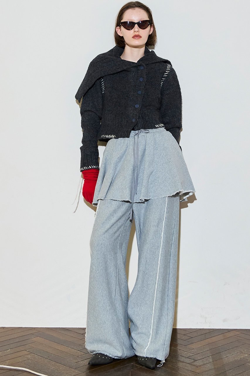 【メゾンスペシャル/MAISON SPECIAL】のFlared Skirt Layered Sweatpants/フレアスカートレイヤースウェットパンツ 人気、トレンドファッション・服の通販 founy(ファニー) 　ファッション　Fashion　レディースファッション　Fashion for Women　スカート　Skirts　Aライン・フレアスカート　A-Line & Flared Skirts　パンツ　Pants & Trousers　other-8|ID: prp329100004744609 ipo3291000000035365524