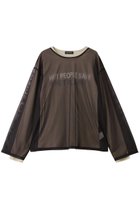 【メゾンスペシャル/MAISON SPECIAL】のシアーレイヤードロンT BLK(ブラック)|ID: prp329100004744611 ipo3291000000035727306