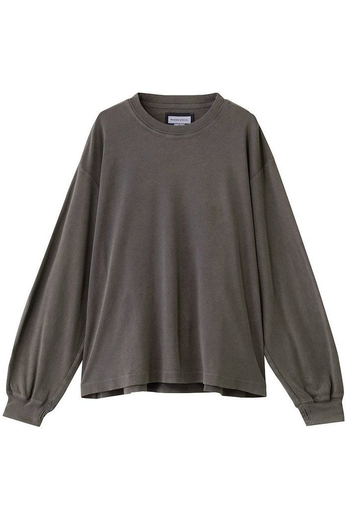 【メゾンスペシャル/MAISON SPECIAL】の【UNISEX】加工スムースロンTEE インテリア・キッズ・メンズ・レディースファッション・服の通販 founy(ファニー) https://founy.com/ ファッション Fashion レディースファッション Fashion for Women トップス・カットソー Cut & Sew Tops シャツ・ブラウス・オフィスカジュアル Elegant Blouses & Button-Ups ロングTシャツ・Tシャツ Longline T-Shirts & Tees カットソー・ベーシックTシャツ Cut-and-Sewn Tops / Stretch Tees & Basics ユニセックス Unisex, Genderless シンプル Simple, Minimal スリーブ Sleeve, Long Sleeve / Short Sleeve ロング Long, Long-Length 再入荷 Restock / Back in Stock 長袖 Long Sleeve, Full Sleeve |ID: prp329100004744613 ipo3291000000035453767