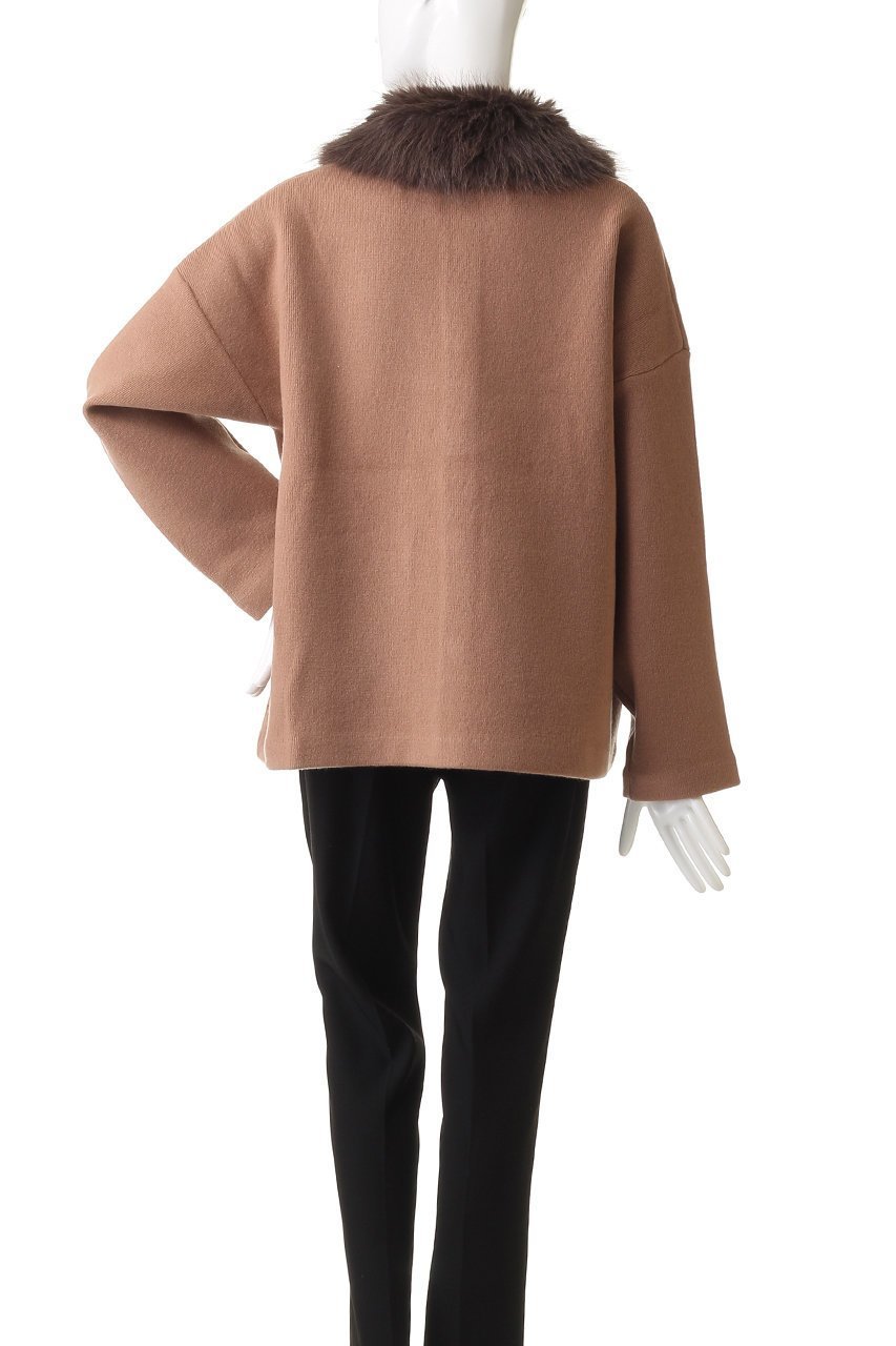 【アルアバイル/allureville】の【Loulou Willoughby】ファー衿ニットショートコート 人気、トレンドファッション・服の通販 founy(ファニー) 　ファッション　Fashion　レディースファッション　Fashion for Women　アウター　Coat / Outerwear Collection　コート・ロングコート・ピーコート　Long Coats, Peacoats & More　ショート　Short, Short Length　シンプル　Simple, Minimal　スリーブ　Sleeve, Long Sleeve / Short Sleeve　ロング　Long, Long-Length　新作・新入荷　New Arrivals / New In　A/W・秋冬　Autumn/Winter　other-4|ID: prp329100004744614 ipo3291000000034294473