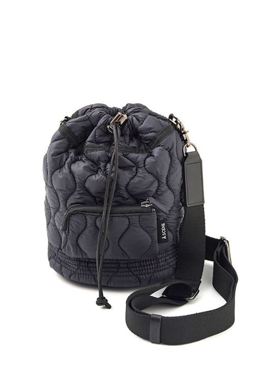 【エーシーン/A SCENE】のKinchaku shoulder -quilt- 人気、トレンドファッション・服の通販 founy(ファニー) 　ファッション　Fashion　レディースファッション　Fashion for Women　バッグ　Bags　キルティング　Quilted, Quilting　ショルダー　Shoulder, Shoulder Strap　ドッキング　Docking, Mixed Material　バランス　Balance, Style Balance　フォルム　Silhouette, Form　フロント　Front, Front Design　ポケット　Pocket, Pocket Detail　メンズ　Men's, Menswear　ラップ　Wrap, Wrap Design　 other-1|ID: prp329100004744616 ipo3291000000035453781