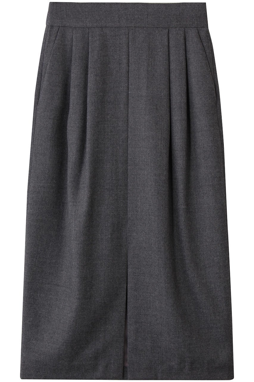 【ベイジ,/BEIGE,】のTERNES(テルヌ)/2タックウールスカート インテリア・キッズ・メンズ・レディースファッション・服の通販 founy(ファニー) ファッション Fashion レディースファッション Fashion for Women スカート Skirts ロングスカート Long Skirts / Maxi & Midi Skirts おすすめ Recommended / Our Picks シンプル Simple, Minimal スリット Slit, Slit Detail セットアップ Set-Up, Coordinated Outfit フロント Front, Front Design ロング Long, Long-Length Md.Gray|ID: prp329100004744621 ipo3291000000035754709