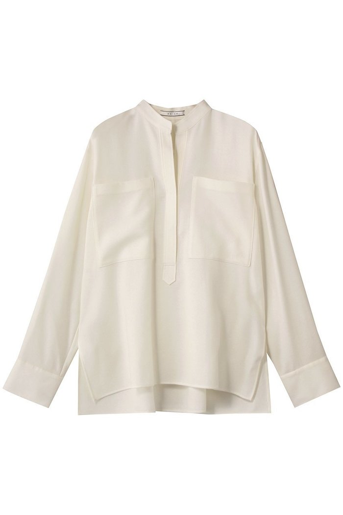 【ベイジ,/BEIGE,】のTERNES(テルヌ)/ビックポケットプルオーバーウールブラウス インテリア・キッズ・メンズ・レディースファッション・服の通販 founy(ファニー) https://founy.com/ ファッション Fashion レディースファッション Fashion for Women トップス・カットソー Cut & Sew Tops シャツ・ブラウス・オフィスカジュアル Elegant Blouses & Button-Ups カジュアルプルオーバー・ニットトップス Pullovers & Knit Tops / Casual Pullovers おすすめ Recommended / Our Picks スリット Slit, Slit Detail スリーブ Sleeve, Long Sleeve / Short Sleeve セットアップ Set-Up, Coordinated Outfit ポケット Pocket, Pocket Detail ロング Long, Long-Length A/W・秋冬 Autumn/Winter |ID: prp329100004744624 ipo3291000000035666520