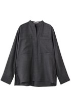 【ベイジ,/BEIGE,】のTERNES(テルヌ)/ビックポケットプルオーバーウールブラウス Md.Gray|ID: prp329100004744624 ipo3291000000035666527