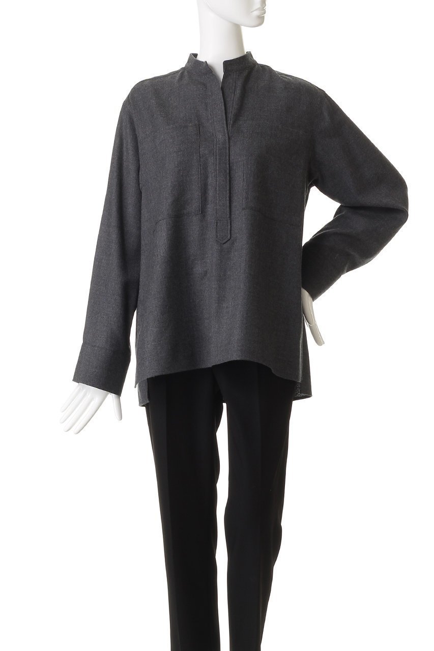 【ベイジ,/BEIGE,】のTERNES(テルヌ)/ビックポケットプルオーバーウールブラウス 人気、トレンドファッション・服の通販 founy(ファニー) 　ファッション　Fashion　レディースファッション　Fashion for Women　トップス・カットソー　Cut & Sew Tops　シャツ・ブラウス・オフィスカジュアル　Elegant Blouses & Button-Ups　カジュアルプルオーバー・ニットトップス　Pullovers & Knit Tops / Casual Pullovers　おすすめ　Recommended / Our Picks　スリット　Slit, Slit Detail　スリーブ　Sleeve, Long Sleeve / Short Sleeve　セットアップ　Set-Up, Coordinated Outfit　ポケット　Pocket, Pocket Detail　ロング　Long, Long-Length　再入荷　Restock / Back in Stock　A/W・秋冬　Autumn/Winter　other-2|ID: prp329100004744624 ipo3291000000036104694