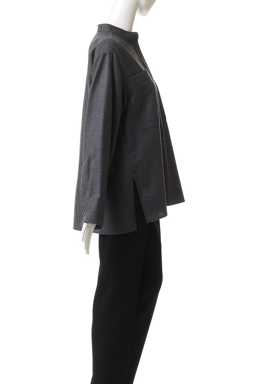 【ベイジ,/BEIGE,】のTERNES(テルヌ)/ビックポケットプルオーバーウールブラウス 人気、トレンドファッション・服の通販 founy(ファニー) 　ファッション　Fashion　レディースファッション　Fashion for Women　トップス・カットソー　Cut & Sew Tops　シャツ・ブラウス・オフィスカジュアル　Elegant Blouses & Button-Ups　カジュアルプルオーバー・ニットトップス　Pullovers & Knit Tops / Casual Pullovers　おすすめ　Recommended / Our Picks　スリット　Slit, Slit Detail　スリーブ　Sleeve, Long Sleeve / Short Sleeve　セットアップ　Set-Up, Coordinated Outfit　ポケット　Pocket, Pocket Detail　ロング　Long, Long-Length　再入荷　Restock / Back in Stock　A/W・秋冬　Autumn/Winter　other-3|ID: prp329100004744624 ipo3291000000036104695