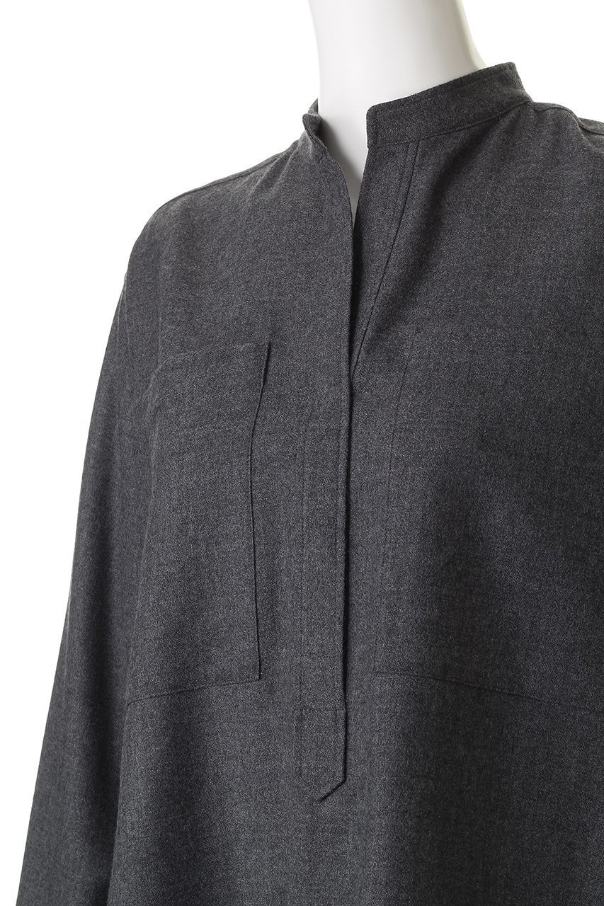 【ベイジ,/BEIGE,】のTERNES(テルヌ)/ビックポケットプルオーバーウールブラウス 人気、トレンドファッション・服の通販 founy(ファニー) 　ファッション　Fashion　レディースファッション　Fashion for Women　トップス・カットソー　Cut & Sew Tops　シャツ・ブラウス・オフィスカジュアル　Elegant Blouses & Button-Ups　カジュアルプルオーバー・ニットトップス　Pullovers & Knit Tops / Casual Pullovers　おすすめ　Recommended / Our Picks　スリット　Slit, Slit Detail　スリーブ　Sleeve, Long Sleeve / Short Sleeve　セットアップ　Set-Up, Coordinated Outfit　ポケット　Pocket, Pocket Detail　ロング　Long, Long-Length　再入荷　Restock / Back in Stock　A/W・秋冬　Autumn/Winter　other-5|ID: prp329100004744624 ipo3291000000036104697