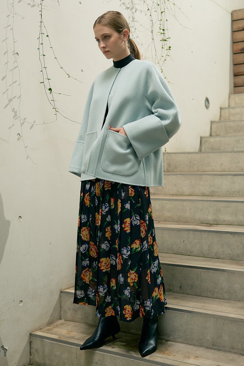 【デザイン ワークス/DESIGN WORKS】の【セットアップ対応】フラワープリントプリーツスカート 人気、トレンドファッション・服の通販 founy(ファニー) 　ファッション　Fashion　レディースファッション　Fashion for Women　セットアップ　Matching Sets　スカート・ミニ/ミディ/マキシ　Skirts / Mini, Midi & Maxi Skirts　スカート　Skirts　プリーツスカート / 上品フェミニンスタイル　Pleated Skirts　ロングスカート　Long Skirts / Maxi & Midi Skirts　なめらか　Smooth, Silky Texture　エレガント 上品　Elegant　コンパクト　Compact, Small Size　シンプル　Simple, Minimal　セットアップ　Set-Up, Coordinated Outfit　フラワー　Flower, Floral　プリント　Print, Printed Pattern　プリーツ　Pleats, Pleated　ミドル　Middle Length, Mid Height　ラベンダー　Lavender　ロング　Long, Long-Length　other-8|ID: prp329100004744631 ipo3291000000036086251