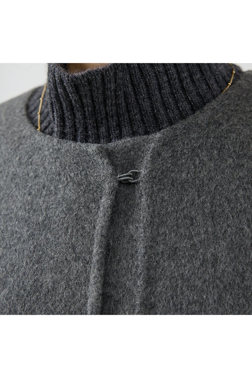 【デザイン ワークス/DESIGN WORKS】のダブルフェイスウールショートコート 人気、トレンドファッション・服の通販 founy(ファニー) 　ファッション　Fashion　レディースファッション　Fashion for Women　アウター　Coat / Outerwear Collection　コート・ロングコート・ピーコート　Long Coats, Peacoats & More　インナー　Innerwear　コンパクト　Compact, Small Size　ショート　Short, Short Length　バランス　Balance, Style Balance　フォルム　Silhouette, Form　ポケット　Pocket, Pocket Detail　ロング　Long, Long-Length　ワイド　Wide, Wide Fit　新作・新入荷　New Arrivals / New In　other-6|ID: prp329100004744632 ipo3291000000034294695