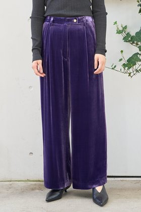 【デザイン ワークス/DESIGN WORKS】 【BEAUVET】シルク混ベロアパンツ人気、トレンドファッション・服の通販 founy(ファニー) ファッション Fashion レディースファッション Fashion for Women パンツ Pants & Trousers シルク Silk, 100% Silk シンプル Simple, Minimal ジャケット Jacket, Outerwear フランス France, French ブレード Braid, Decorative Trim ベロア Velour, Soft Velvet リュクス Luxury, Elegant, High-End, Chic リラックス Relax, Relaxed Fit 新作・新入荷 New Arrivals / New In |ID:prp329100004744634