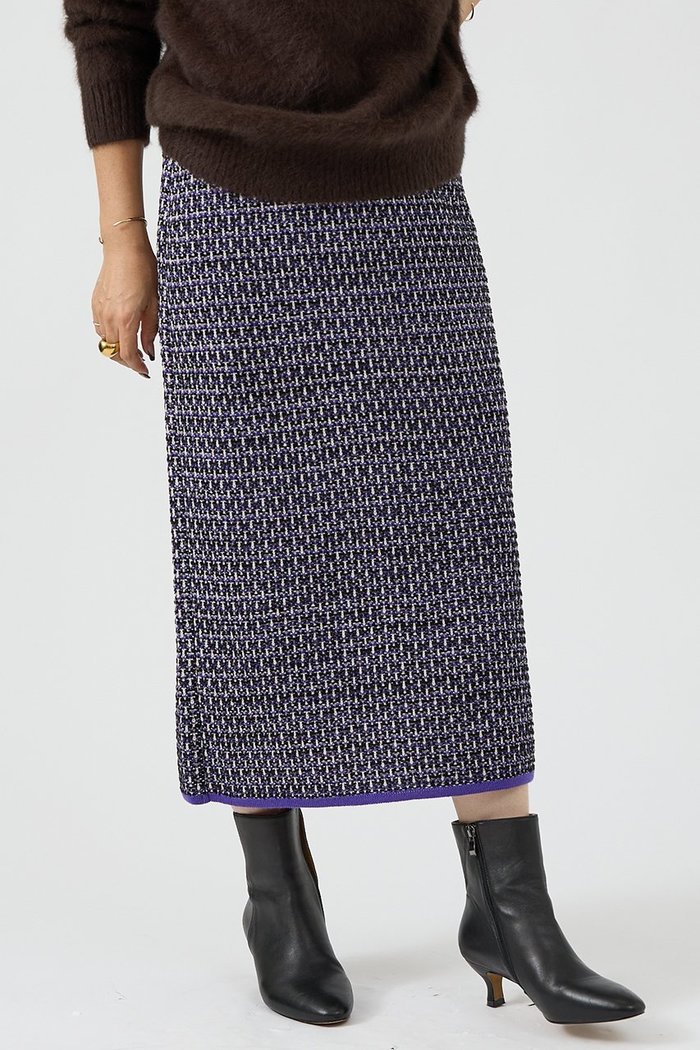 【デザイン ワークス/DESIGN WORKS】の【セットアップ対応】【BEAUVET】ニットジャガードタイトスカート インテリア・キッズ・メンズ・レディースファッション・服の通販 founy(ファニー) https://founy.com/ ファッション Fashion レディースファッション Fashion for Women セットアップ Matching Sets スカート・ミニ/ミディ/マキシ Skirts / Mini, Midi & Maxi Skirts スカート Skirts ロングスカート Long Skirts / Maxi & Midi Skirts カーディガン Cardigan, Knitwear コンパクト Compact, Small Size ジャカード／ジャガード Jacquard, Woven Pattern スリット Slit, Slit Detail セットアップ Set-Up, Coordinated Outfit ツイード Twill, Twill Weave ロング Long, Long-Length エレガント 上品 Elegant |ID: prp329100004744635 ipo3291000000036049389