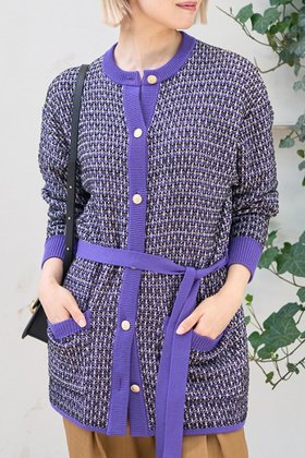 【デザイン ワークス/DESIGN WORKS】 【セットアップ対応】【BEAUVET】ニットジャガードロングカーディガン人気、トレンドファッション・服の通販 founy(ファニー) ファッション Fashion レディースファッション Fashion for Women トップス・カットソー Cut & Sew Tops ニット Knit Tops & Sweaters カーディガン・羽織り Layered Style Cardigans おすすめ Recommended / Our Picks エレガント 上品 Elegant カーディガン Cardigan, Knitwear クラシカル Classical, Vintage-Inspired ジャケット Jacket, Outerwear セットアップ Set-Up, Coordinated Outfit ツイード Twill, Twill Weave デニム Denim, Jeans Material ボトム Bottoms, Lower Wear ロング Long, Long-Length ヴィンテージ Vintage Style 新作・新入荷 New Arrivals / New In A/W・秋冬 Autumn/Winter |ID:prp329100004744636