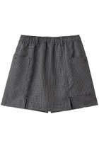 【オブシディアン/OBSIDIAN】のTWEED SKORT PANTS ブラック×グレー|ID: prp329100004745535 ipo3291000000035695578