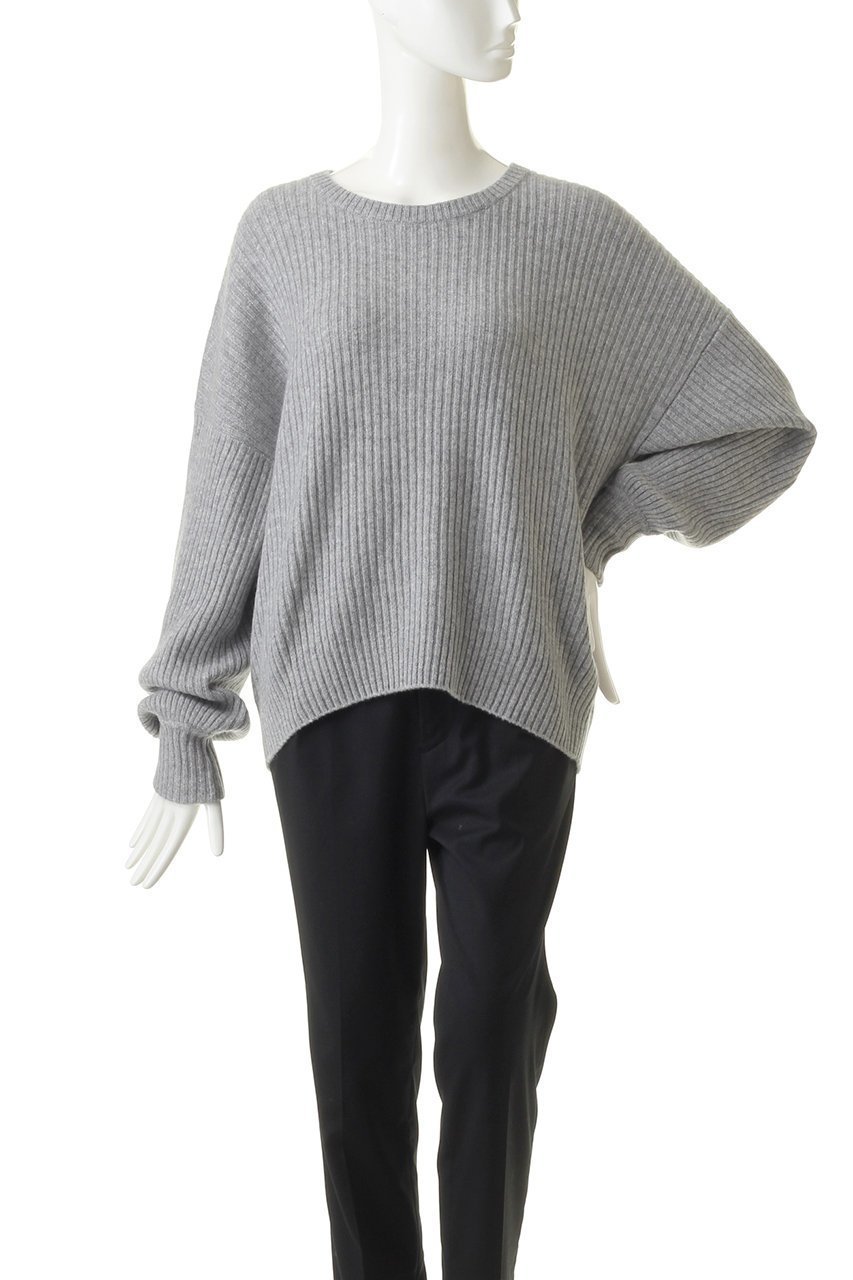 【ドンリー/DONGLI】のRIB CREW NECK 人気、トレンドファッション・服の通販 founy(ファニー) 　ファッション　Fashion　レディースファッション　Fashion for Women　トップス・カットソー　Cut & Sew Tops　ニット　Knit Tops & Sweaters　カジュアルプルオーバー・ニットトップス　Pullovers & Knit Tops / Casual Pullovers　ユニセックス　Unisex, Genderless　なめらか　Smooth, Silky Texture　トレンド　Trend, Trending Now　再入荷　Restock / Back in Stock　定番　Standard, Basic Item　other-2|ID: prp329100004745537 ipo3291000000034307324